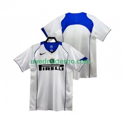 Inter Milan Fotballdrakt 2005 Retro Herre Bortedraktsett 2004 Kortermet
