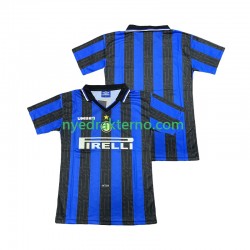 Inter Milan Fotballdrakt 1997 1998 Retro Herre Hjemmedraktsett Kortermet