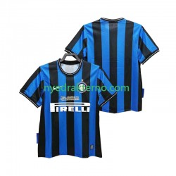 Inter Milan Fotballdrakt 2009 Retro Herre Hjemmedraktsett 2010 Kortermet