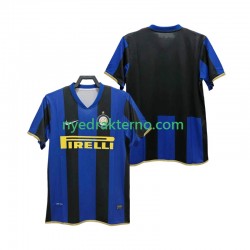 Inter Milan Fotballdrakt Champions League 2009 Retro Herre Hjemmedraktsett 2008 Kortermet