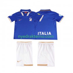 Italia Fotballdrakt 1996 Retro Barn Hjemmedraktsett Kortermet