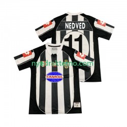 Juventus Fotballdrakt NEDVED 11 2002 2003 Retro Herre Hjemmedraktsett Kortermet