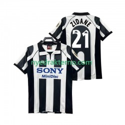 Juventus Fotballdrakt ZIDANE 21 1997 1998 Retro Herre Hjemmedraktsett Kortermet