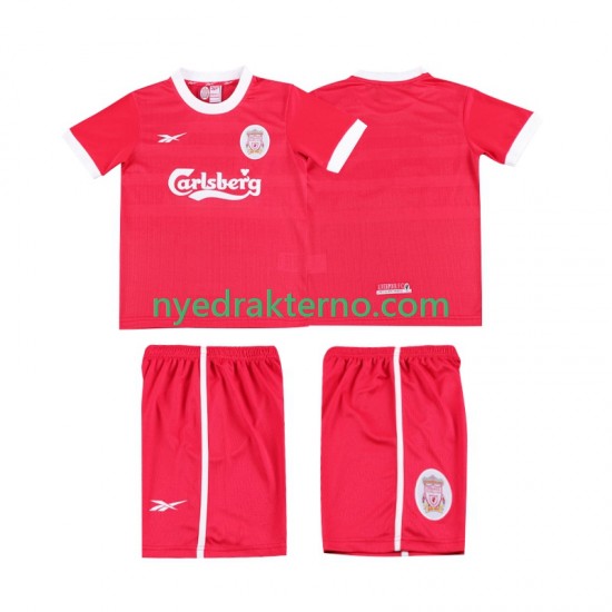 Liverpool Fotballdrakt LWP 1997 1998 Retro Barn Hjemmedraktsett Kortermet
