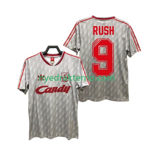 Liverpool Fotballdrakt Rush 9 1989 1991 Retro Herre Bortedraktsett Kortermet