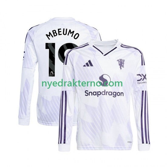 Manchester United Fotballdrakt Bryan Mbeumo 19 Herre Bortedraktsett 2025-2026 Langermet
