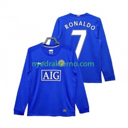Manchester United Fotballdrakt Cristiano Ronaldo 7 2009 Retro Herre Tredjedraktsett 2008 Langermet