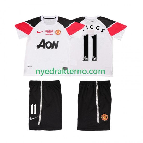 Manchester United Fotballdrakt GIGGS 11 Champions League 2012 Retro Barn Tredjedraktsett 2011 Kortermet