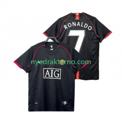 Manchester United Fotballdrakt Ronaldo 7 2007 Retro Herre Bortedraktsett 2008 Kortermet