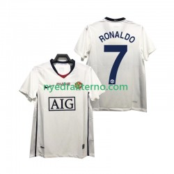 Manchester United Fotballdrakt Ronaldo 7 Champions League 2009 Retro Herre Bortedraktsett 2008 Kortermet