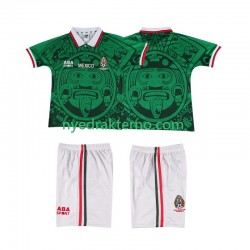 Mexico Fotballdrakt 1998 Retro Barn Hjemmedraktsett Kortermet
