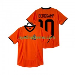Nederland Fotballdrakt BERGKAMP 10 2000 Retro Herre Hjemmedraktsett Kortermet
