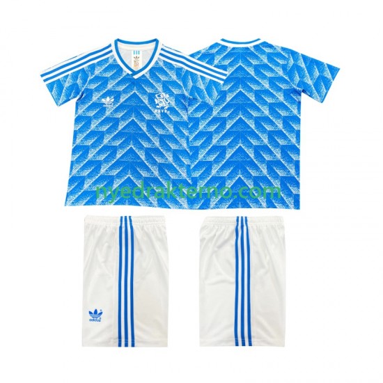 Nederland Fotballdrakt 1988 Retro Barn Bortedraktsett Kortermet