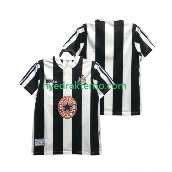 Newcastle United Fotballdrakt 1995 1997 Retro Herre Hjemmedraktsett Kortermet