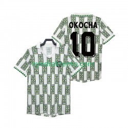Nigeria Fotballdrakt OKOCHA 10 Retro Herre Bortedraktsett 1994 Kortermet