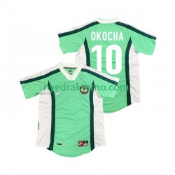 Nigeria Fotballdrakt OKOCHA 10 1998 Retro Herre Hjemmedraktsett Kortermet