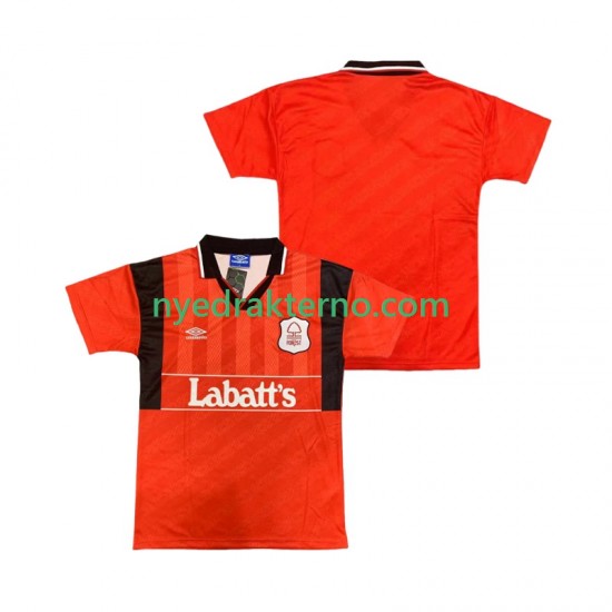 Nottingham Forest Fotballdrakt 1995 Retro Herre Hjemmedraktsett 1994 Kortermet