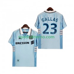 Olympique de Marseille Fotballdrakt Gallas 23 1998 Retro Herre Bortedraktsett 1999 Kortermet
