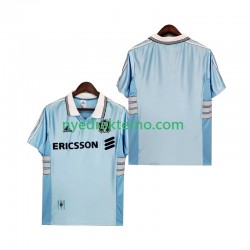 Olympique de Marseille Fotballdrakt 1998 Retro Herre Bortedraktsett 1999 Kortermet