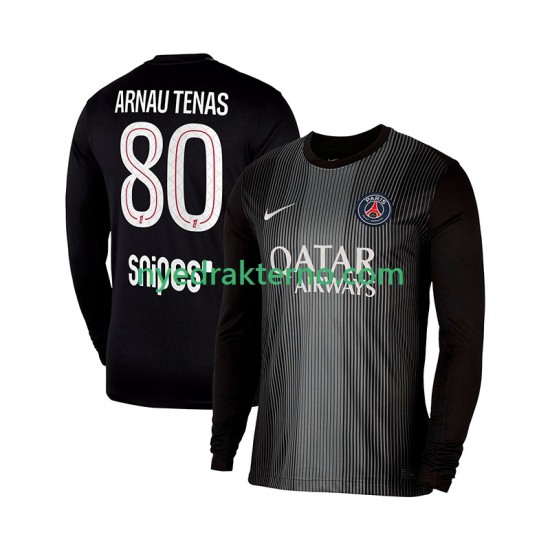 Paris Saint-Germain Fotballdrakt Arnau Tenas 80 Keeper Herre Hjemmedraktsett 2025-2026 Langermet