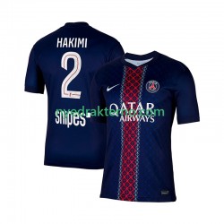 Paris Saint-Germain Fotballdrakt Hakimi 2 Herre Hjemmedraktsett 2025-2026 Kortermet