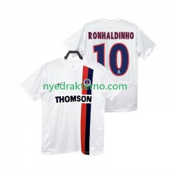 Paris Saint-Germain Fotballdrakt RONHALDINHO 10 2002 2003 Retro Herre Bortedraktsett Kortermet