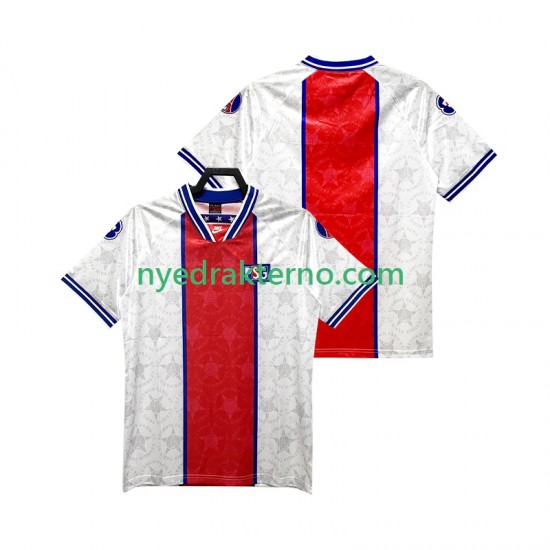 Paris Saint-Germain Fotballdrakt 1995 Retro Herre Bortedraktsett 1994 Kortermet