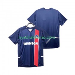Paris Saint-Germain Fotballdrakt 2002 2003 Retro Herre Hjemmedraktsett Kortermet
