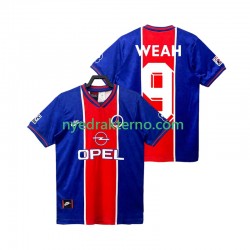 Paris Saint-Germain Fotballdrakt WEAH 9 1995 1996 Retro Herre Hjemmedraktsett Kortermet