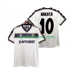 Parma Fotballdrakt NAKATA 10 2002 2003 Retro Herre Bortedraktsett Kortermet