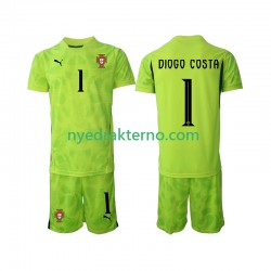 Portugal Fotballdrakt Diogo Costa 1 Keeper Barn Hjemmedraktsett 2025 Kortermet