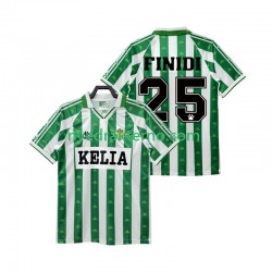 Real Betis Fotballdrakt FINIDI 25 1995 1996 Retro Herre Hjemmedraktsett Kortermet