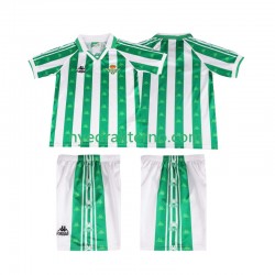 Real Betis Fotballdrakt 1996 1997 Retro Barn Hjemmedraktsett Kortermet
