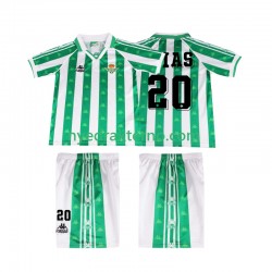 Real Betis Fotballdrakt Tomas Olias 20 1996 1997 Retro Barn Hjemmedraktsett Kortermet