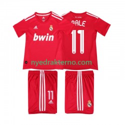 Real Madrid Fotballdrakt BALE 11 2012 Retro Barn Tredjedraktsett 2011 Kortermet