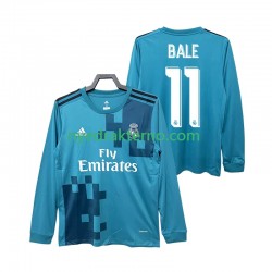 Real Madrid Fotballdrakt BALE 11 2017 2018 Retro Herre Tredjedraktsett Langermet