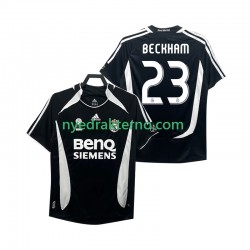 Real Madrid Fotballdrakt Beckham 23 2007 Retro Herre Tredjedraktsett 2006 Kortermet
