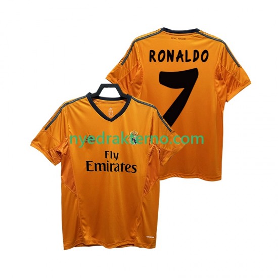 Real Madrid Fotballdrakt CRISTIANO RONALDO 7 2013 2014 Retro Herre Tredjedraktsett Kortermet