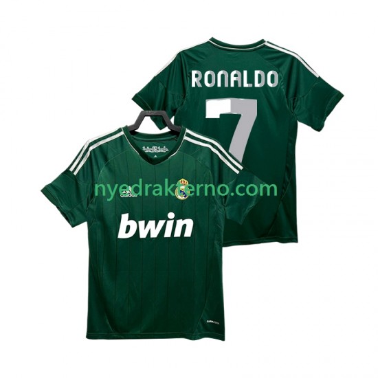 Real Madrid Fotballdrakt Cristiano Ronaldo 7 2012 2013 Retro Herre Tredjedraktsett Kortermet