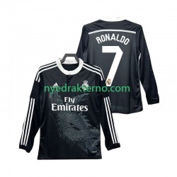 Real Madrid Fotballdrakt Cristiano Ronaldo 7 2014 2015 Retro Herre Tredjedraktsett Langermet