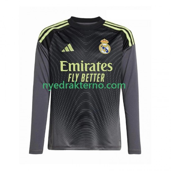 Real Madrid Fotballdrakt Keeper Herre Tredjedraktsett 2025-2026 Langermet