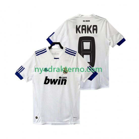Real Madrid Fotballdrakt KAKA 8 Retro Herre Hjemmedraktsett 2011 2010 Kortermet