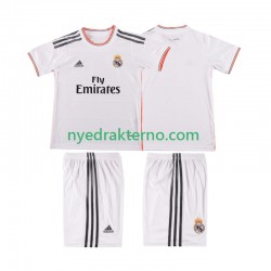 Real Madrid Fotballdrakt 2013 2014 Retro Barn Hjemmedraktsett Kortermet