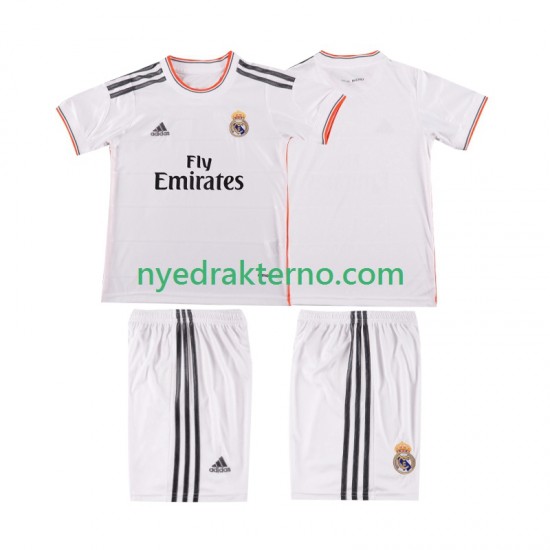 Real Madrid Fotballdrakt 2013 2014 Retro Barn Hjemmedraktsett Kortermet