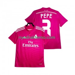Real Madrid Fotballdrakt PEPE 3 2014 2015 Retro Herre Bortedraktsett Kortermet