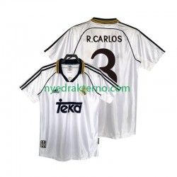 Real Madrid Fotballdrakt R.CARLOS 3 1998 2000 Retro Herre Hjemmedraktsett Kortermet