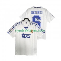 Real Madrid Fotballdrakt REDONDO 6 1996 1997 Retro Herre Hjemmedraktsett Kortermet