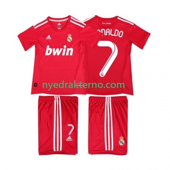 Real Madrid Fotballdrakt RONALDO 7 2012 Retro Barn Tredjedraktsett 2011 Kortermet