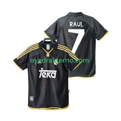 Real Madrid Fotballdrakt Raul 7 2001 Retro Herre Bortedraktsett 1999 Kortermet