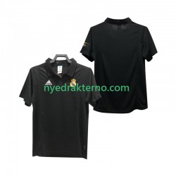Real Madrid Fotballdrakt 2002 2003 Retro Herre Bortedraktsett Kortermet